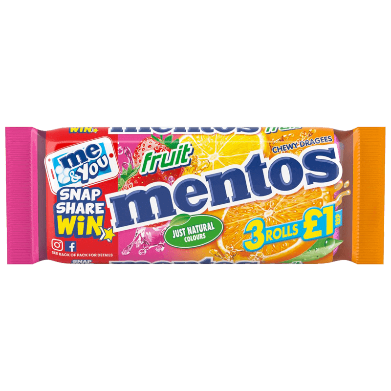 Mentos Fruit (Pack 3)