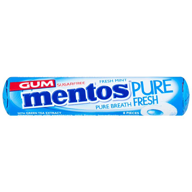 Mentos Gum Pure Fresh Mint 15g