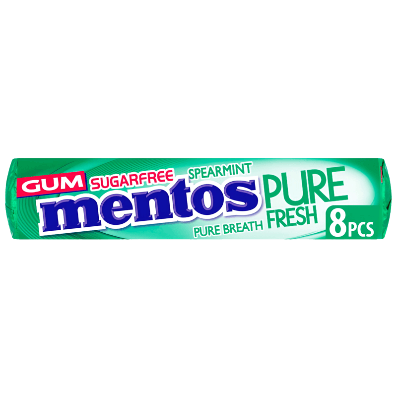 Mentos Gum Pure Fresh Spearmint 15g