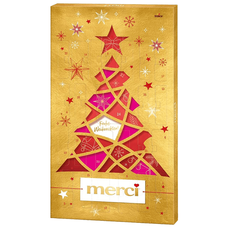 Merci Calendrier De L'avent Sapin 255g