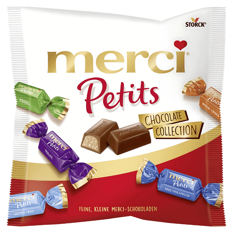 Merci Petits Collection de 7 Spécialités de Chocolat 125g