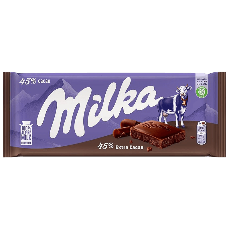 Milka 45% Extra Cacao 100g