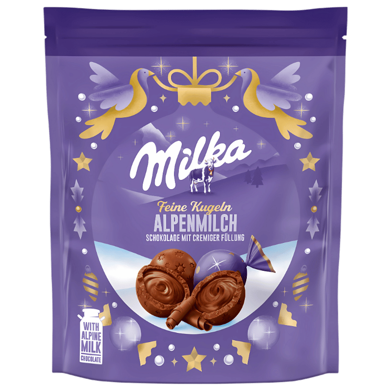 Milka Boules Fines Chocolat au Lait des Alpes 90g