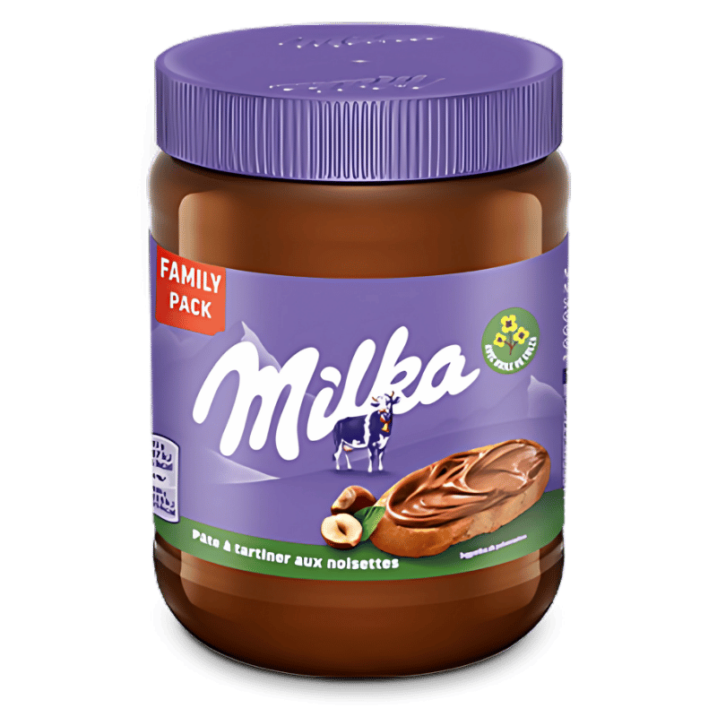 Milka Pâte à Tartiner Chocolat Noisettes Maxi Pot 600g