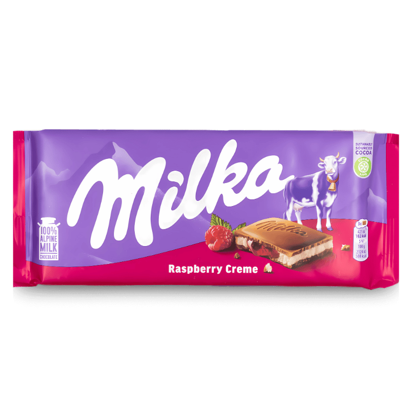 Milka Raspberry Crème 100g
