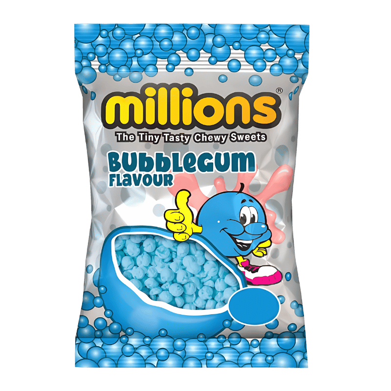 Millions Bonbons Petits et Moelleux Saveur Bubblegum 110g