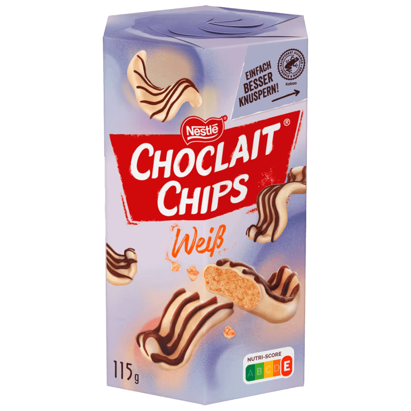 Nestlé Choclait Chips Weib 115g