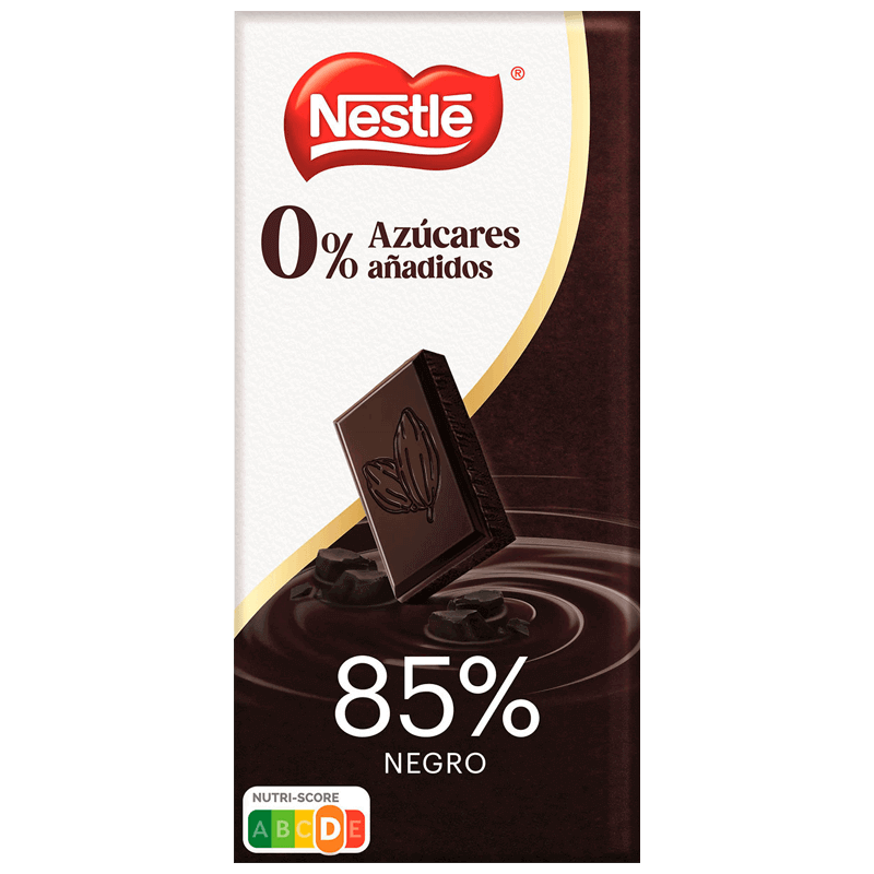 Nestlé Chocolat Noir 85 % Sans Sucre 115g