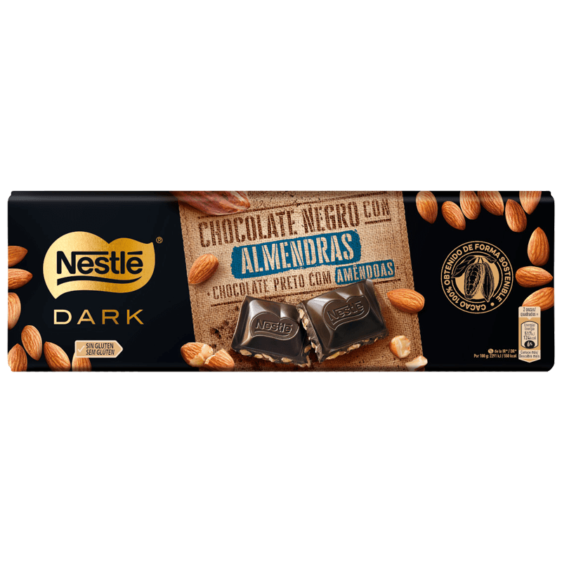 Nestlé Chocolat Noir Amandes 270g