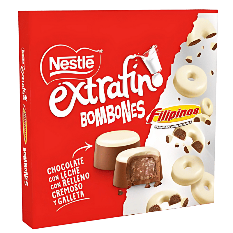 Nestlé Extrafino Bombones Filipinos Chocolat Blanc 113g