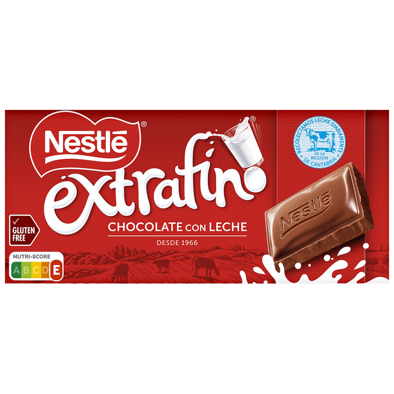 Nestlé Extrafino Chocolat Au Lait 125g