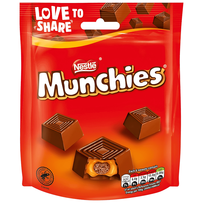 Nestlé Munchies Chocolat Au Lait Caramel 81g