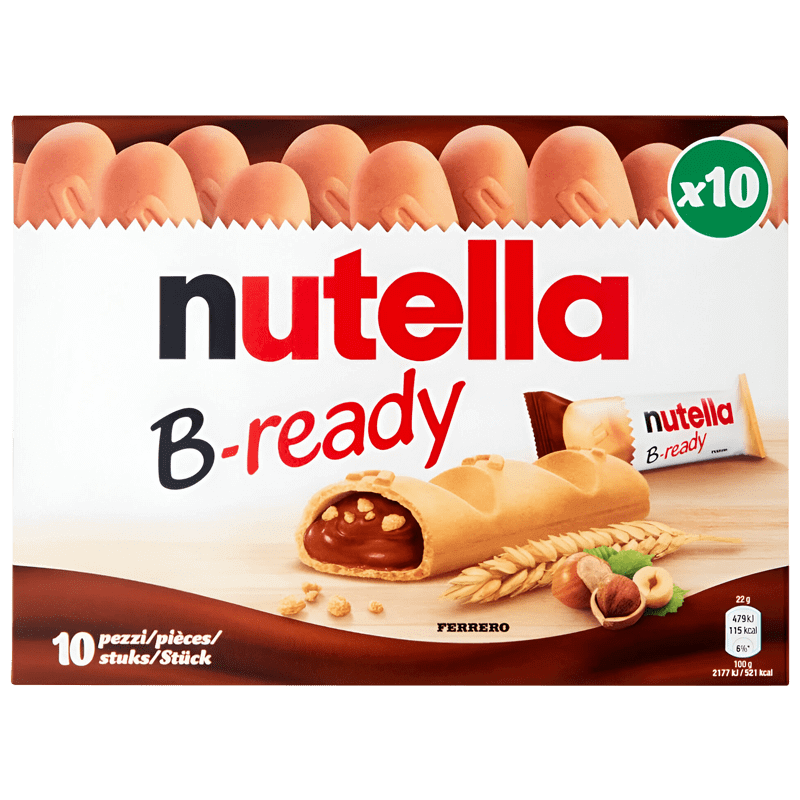 Nutella B-Ready (Pack 10)