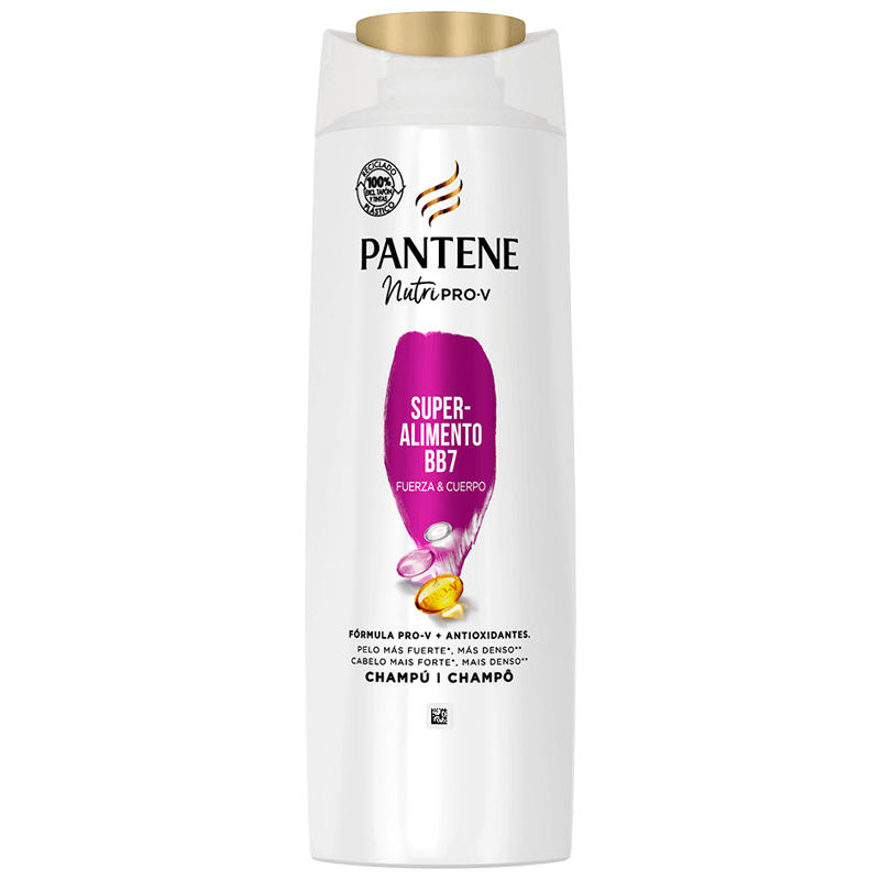 Pantene Nutri Pro-V Shampooing Superaliment Force Et Corps 360ml