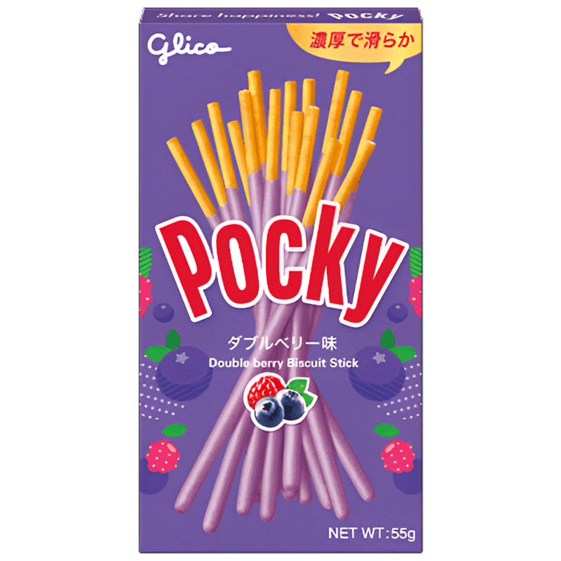 Glico Pocky Framboise Myrtille