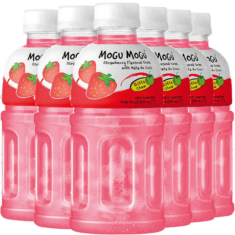Pack Mogu Mogu Fraise - 6 Bouteilles