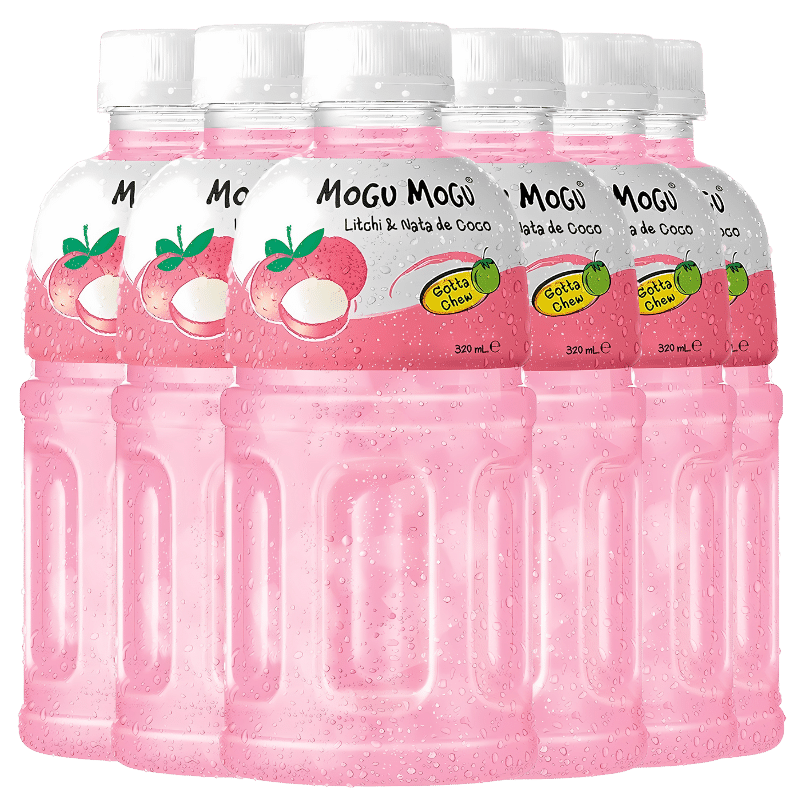 Pack Mogu Mogu Litchi - 6 Bouteilles