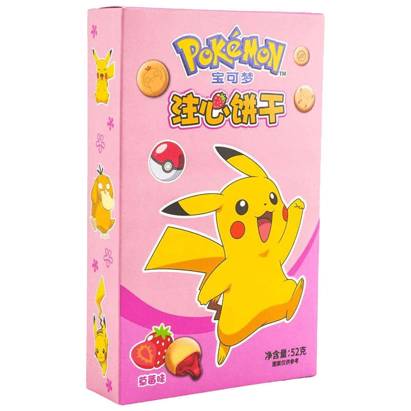 Pokemon Cookie Fraise 52g