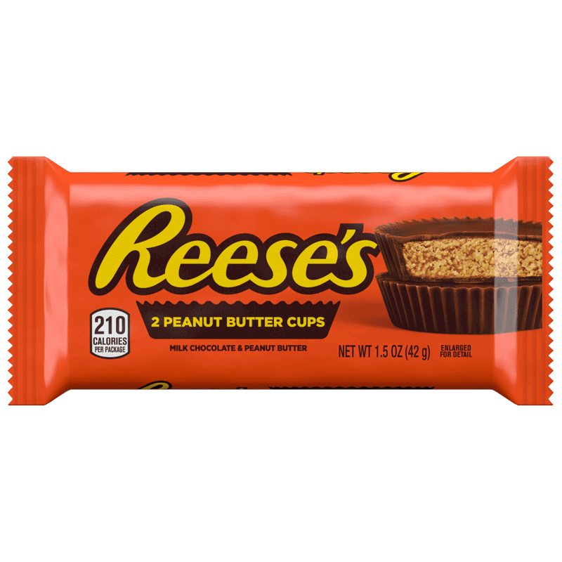 Reese's 2 Peanut Butter Cups Chocolat Au Lait 42G