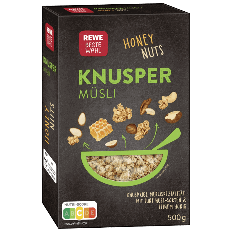 Rewe Muesli Croquant Miel Noix