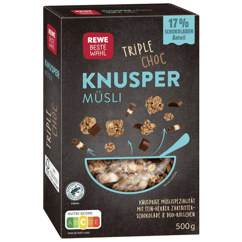 Rewe Muesli Triple Chocolat