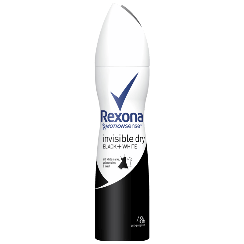 Rexona Invisible Black And White 150ml