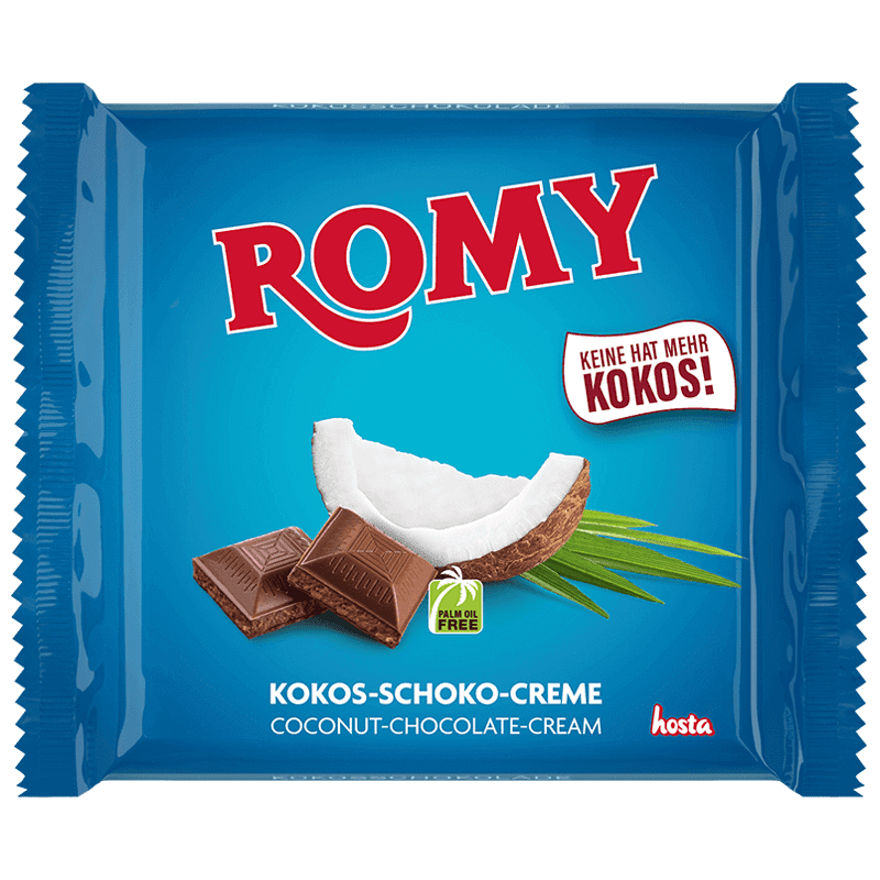 Romy Chocolat Crémeux Noix De Coco 200g
