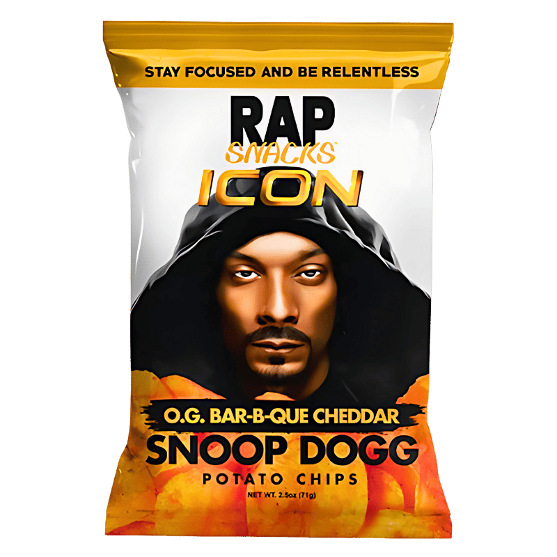 Rap Snacks Icon O.G. Barbecue Cheddar Snoop Dogg 71g