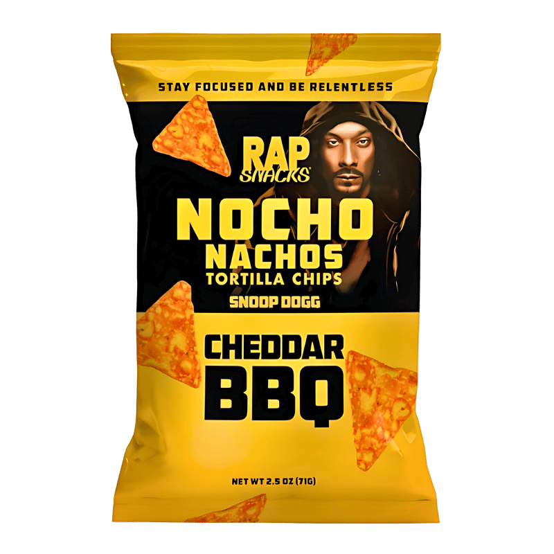 Rap Snacks Nachos Cheddar BBQ Snoop Dogg 71g