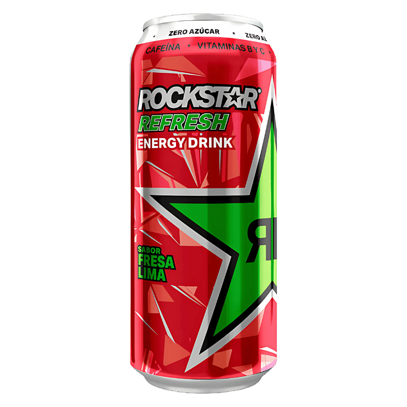 Rockstar Energy Fraise Lime Sans Sucre 500ml
