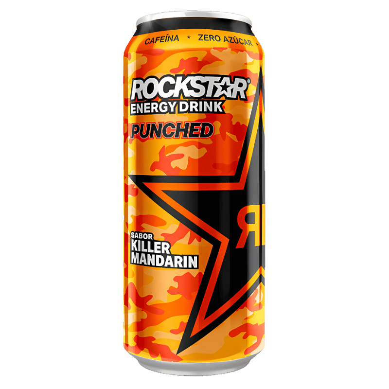 Rockstar Energy Punched Killer Mandarin Sans Sucre 500ml