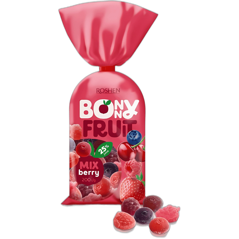 Roshen Bonny Fruit Mix Berry 200g
