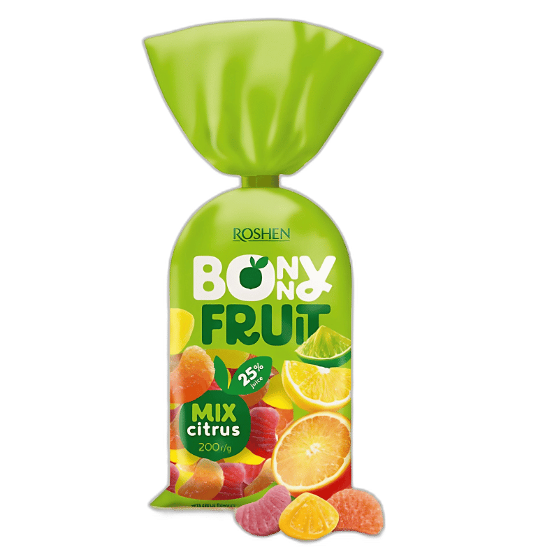 Roshen Bonny Fruit Mix Citrus 200g