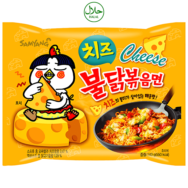 Samyang Buldak Nouilles Poulet Épicé Fromage - Halal