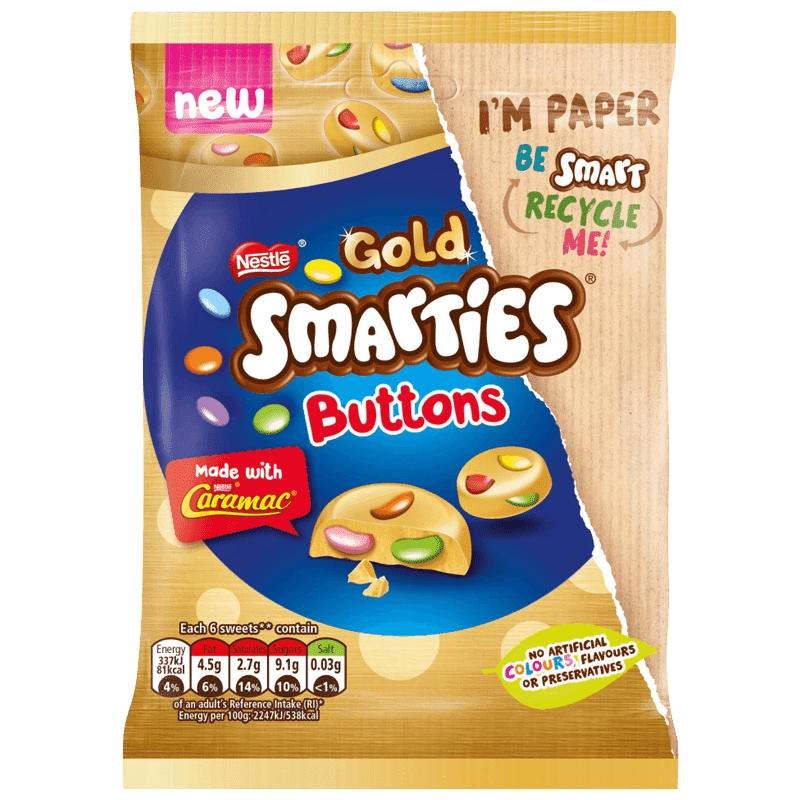 Nestlé Smarties Buttons Gold