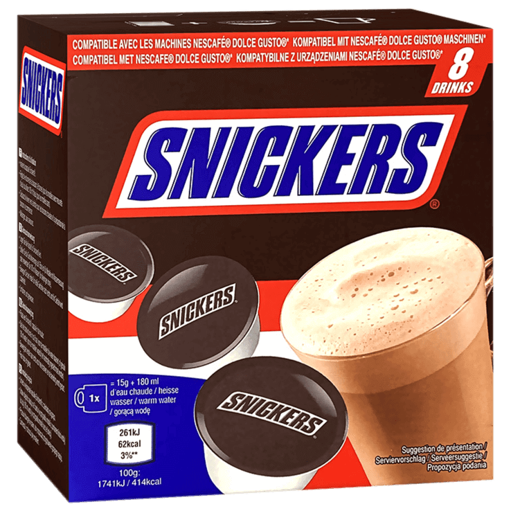 Dolce Gusto Snickers Pods 120g