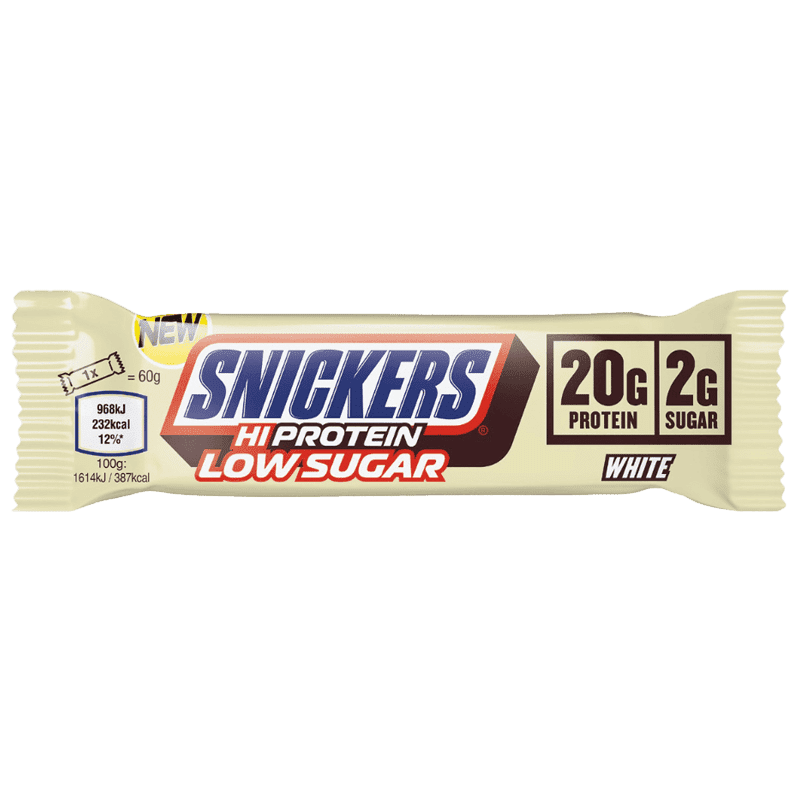 Snickers Hi Protein Low Sugar Bar White Chocolate 57g
