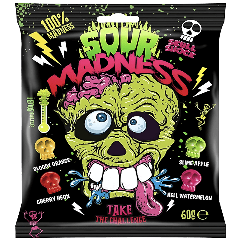 Sour Madness Hard Candy 60g