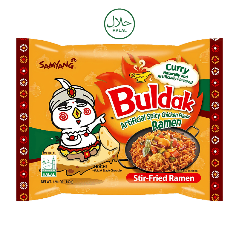 Samyang Buldak Nouilles Poulet Épicé Curry – Certifié Halal