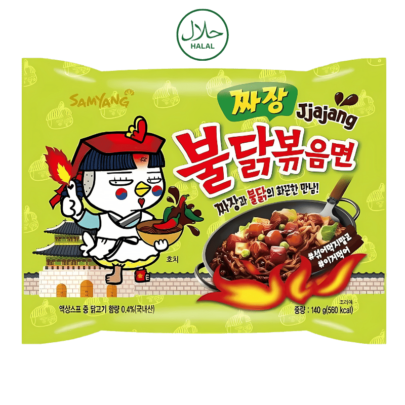 Samyang Buldak Nouilles Poulet Épicé Jjajang – Certifié Halal