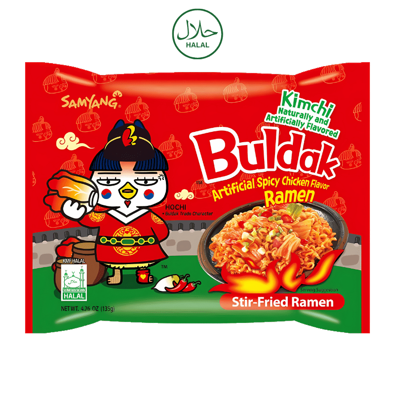 Samyang Buldak Nouilles Poulet Épicé Kimchi – Certifié Halal