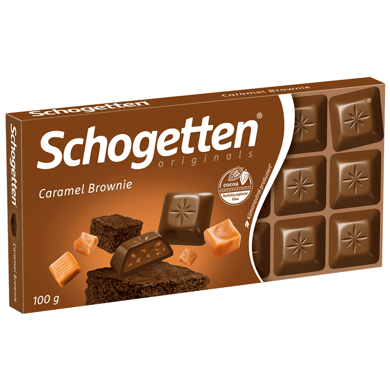 Schogetten Brownie Au Caramel 100g