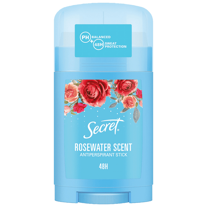 Secret Rosewater Stick Crème Anti-Transpirant Femme 40 ml