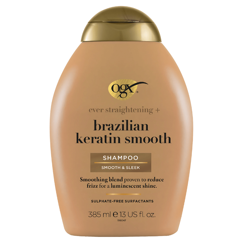 Shampooing Lissant OGX Ever Straightening + Brazilian Keratin - 385ml