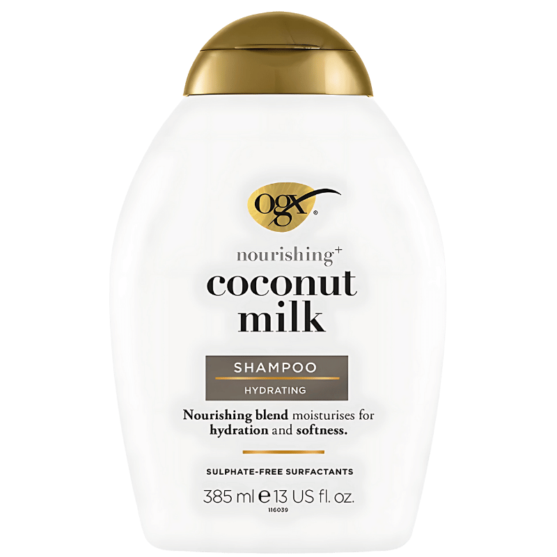 Shampooing Nourrissant OGX au Lait de Coco Hydratant Sans Sulfate - 385ml