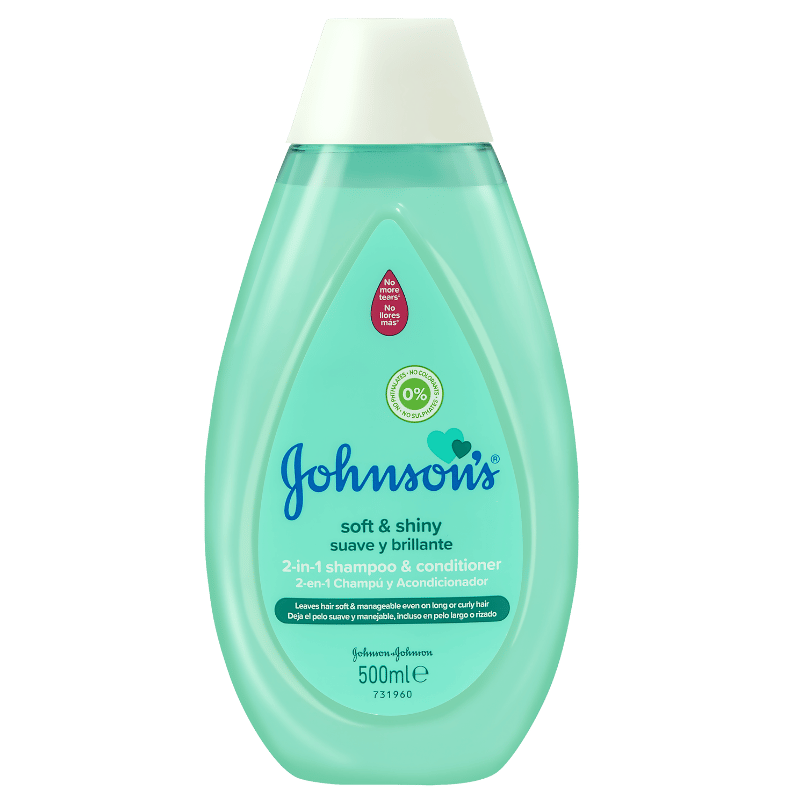 Shampooing et Après-Shampooing 2 en 1 Johnson's Original Soft & Shiny 500ml