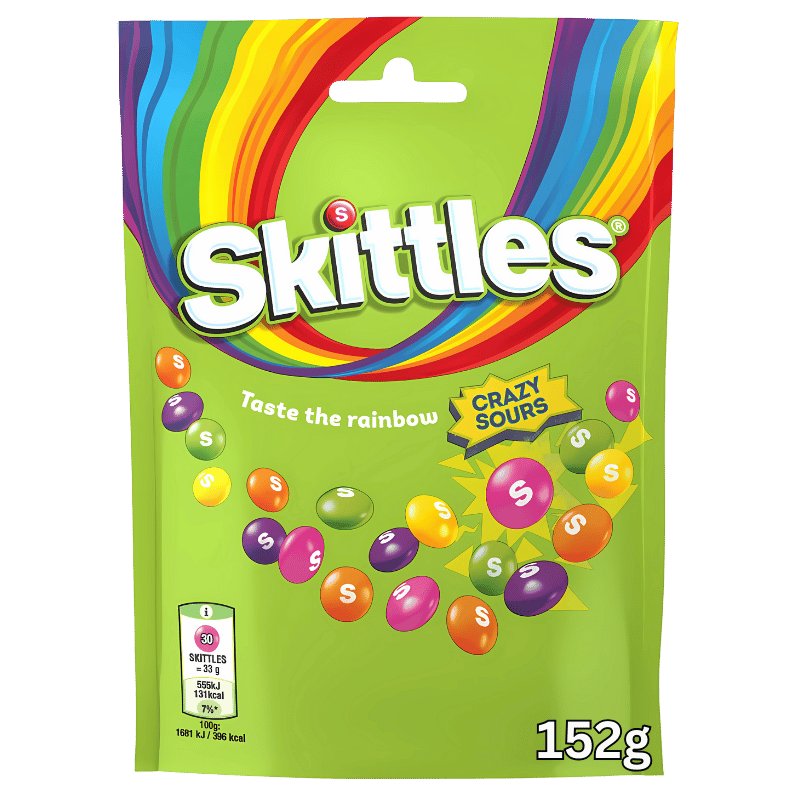 Skittles Crazy Sours 152g