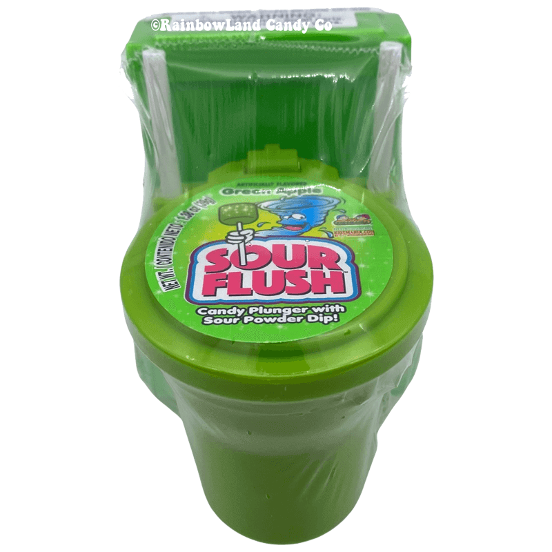Sour Flush sucette Saveur Pomme Verte 39g