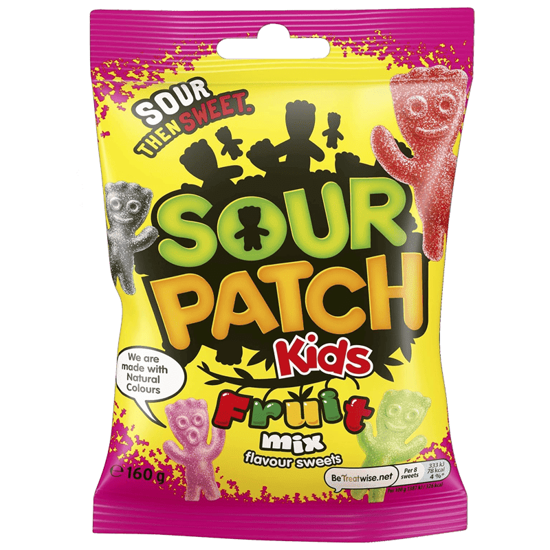 Sour Patch Kids Fruit Mix Sachet 140g