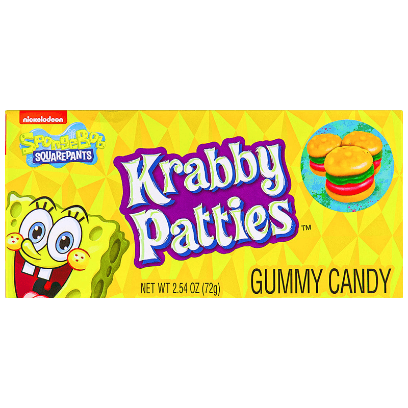 Spongebob Squarepants Gummy Krabby Patties 72g